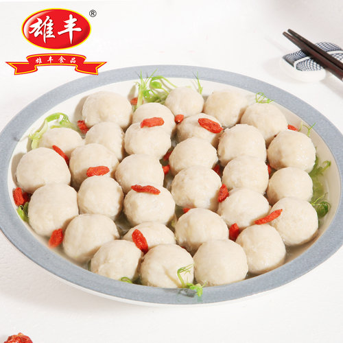 雄丰包心贡丸1斤/5斤肉丸火锅丸子关东煮火锅食材汤面食材可批发 - 图2