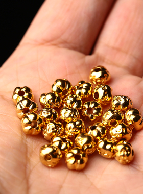 金色五爪小金刚隔珠手串配饰diy