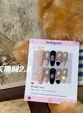 金金酱手工穿戴甲*洛丽塔兔子