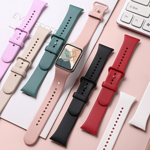 适用于小米手环9Pro表带液态硅胶升级同款8Pro腕带新款智能运动band9Pro/8Pro高级男女士手表柔软替换带配件 - 图3