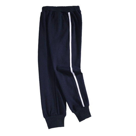 Schuluniformhose für Kinder, dunkelblaue Schuluniformhose, Grundschüler, Klassenuniformhose, Sporthose der Kindergartenklasse