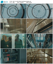 Elevator Door Open House Elevator Office Lift Office Lift Hand Escalator Straight Ladder Mall Equipment Video Material