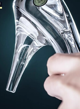 捷克进口灰姑娘水晶鞋摆件生日礼物节日送女友水晶工艺品装饰品