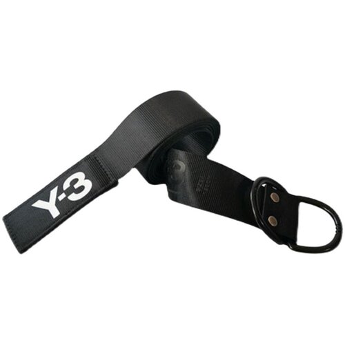 新款潮牌Y3山本 BELT通用尼龙腰带印花字LOGO简约百搭款双环D扣带 - 图3