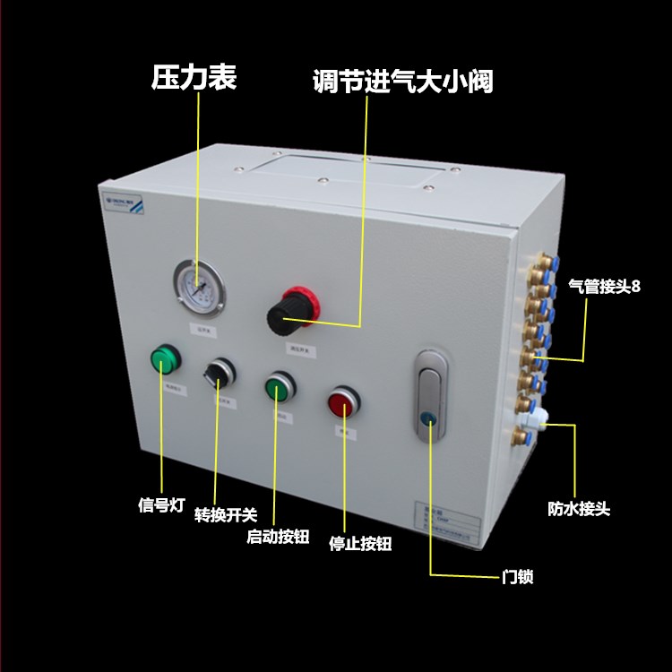 气动编程智能微电脑气液增压气缸自动时间控制器往复阀调速控制阀