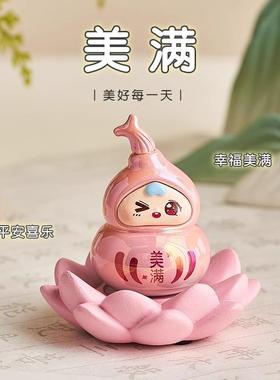 工位稳定情绪神器国风如意福禄房间改造小物件葫芦遮丑装饰摆件