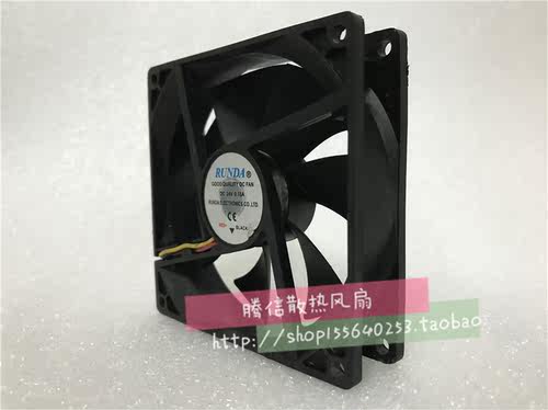 原装 润达 RUNDA 24V 0.18A 9CM  9025 2线 静音 散热 风扇 - 图1