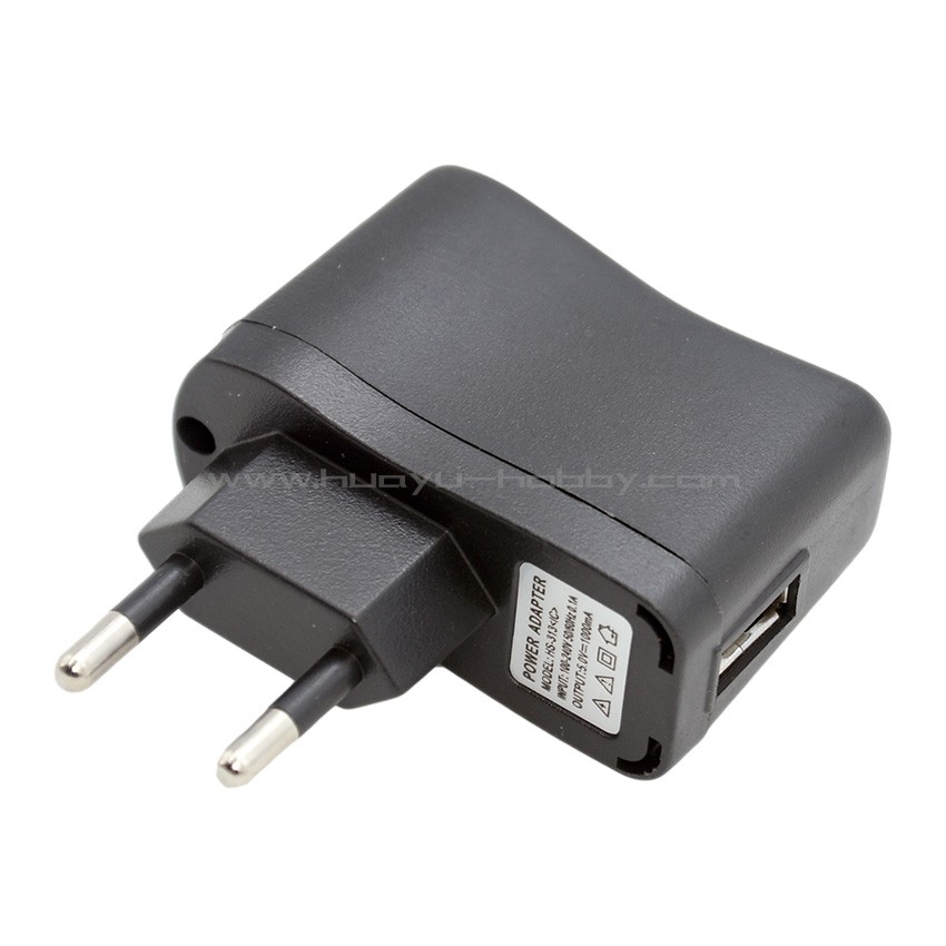 5V 1000mA 欧式 USB 电源适配器 遥控模型 玩具 安防 家电数码