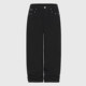 Eihey retro ຊ້ໍາ star rivet ການອອກແບບ unisex straight pants pants ຂາກວ້າງ jeans trousers ວ່າງ