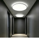 Round ceiling lamp, living room lamp, bedroom lamp, household engineering universal balcony aisle room lamp, all white, simple and modern
