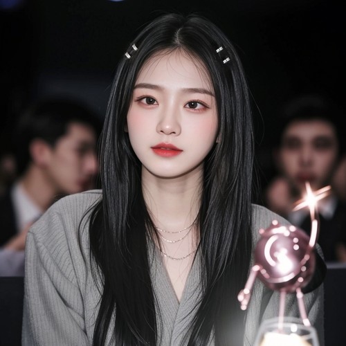 新款圆形金属发扣刘海发夹女前额侧边夹水钻发卡小夹子头饰发饰 - 图1