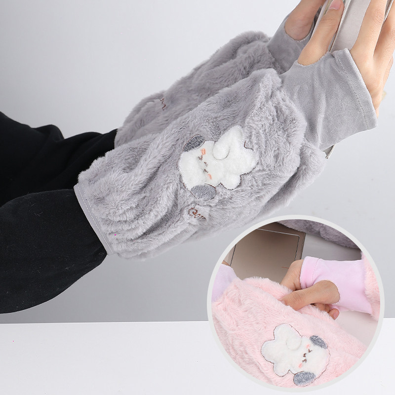 秋冬季袖套新款防脏暖手二合一羽绒服专用办公室袖头女款套袖神器,淘宝优惠券,粉丝福利购,淘宝优惠卷