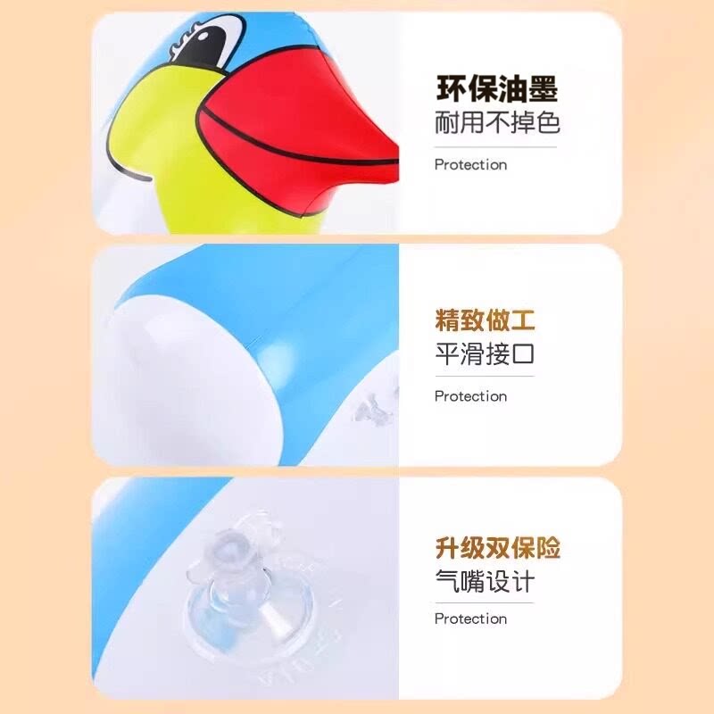 充气企鹅不倒翁玩具网红儿童婴儿大号气球男童宝宝小减压解压神器