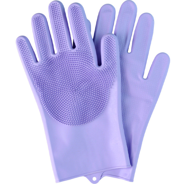 Pet bathing gloves, dog and cat bathing artifact