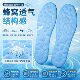 Summer ice-cold insoles for women's bare feet, non-stick feet, sweat-absorbent, breathable, dry, ice-feeling, ice silk, for men's military training