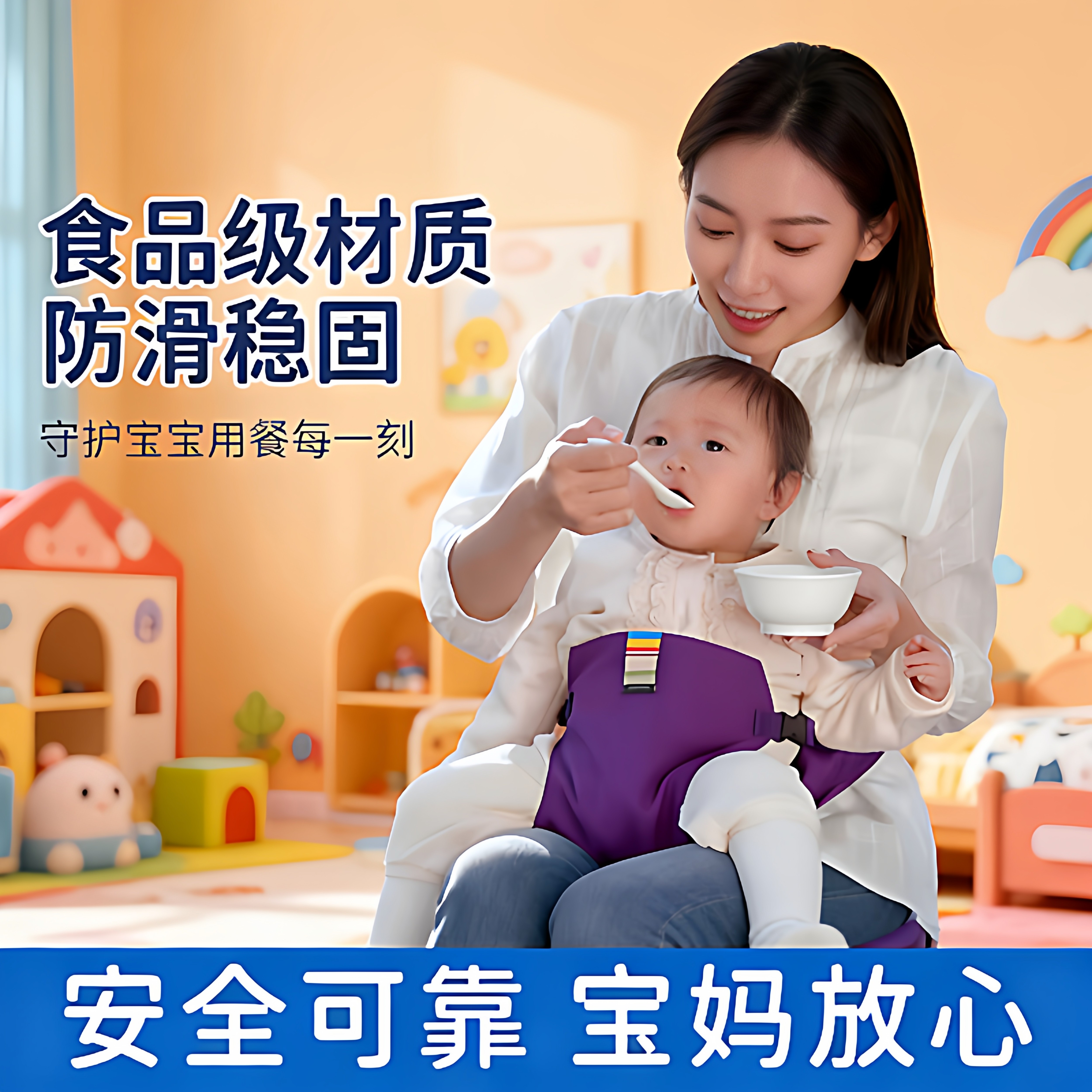 宝宝餐椅带便携式儿童通用固定带外出椅子绑带婴儿吃饭座椅安全带,淘宝优惠券,粉丝福利购,淘宝优惠卷