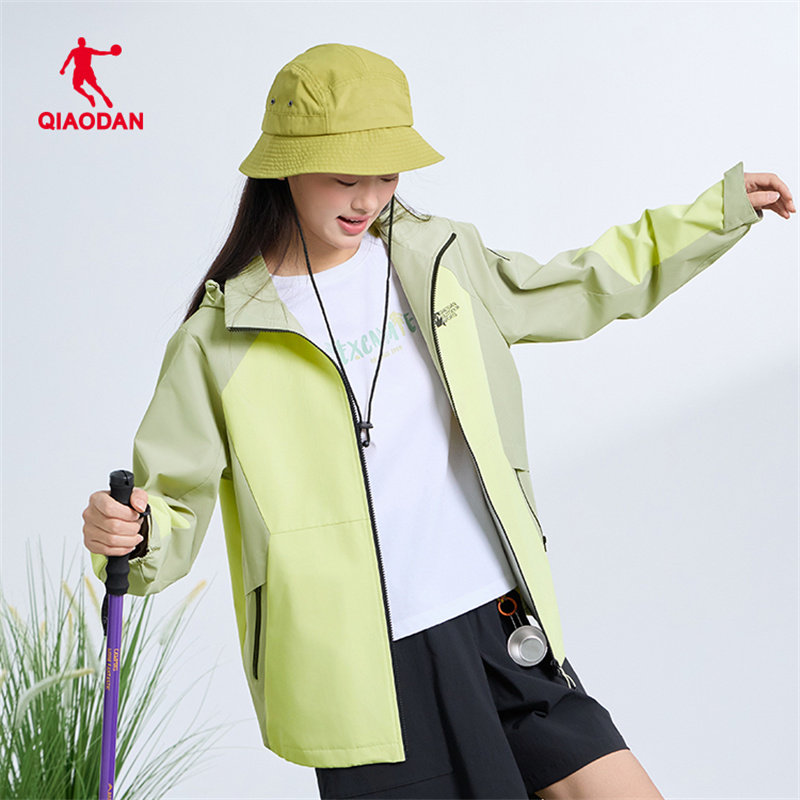 乔丹梭织风衣女2025新款秋冬防风防水户外运动服外套QDFFD2253157,淘宝优惠券,粉丝福利购,淘宝优惠卷