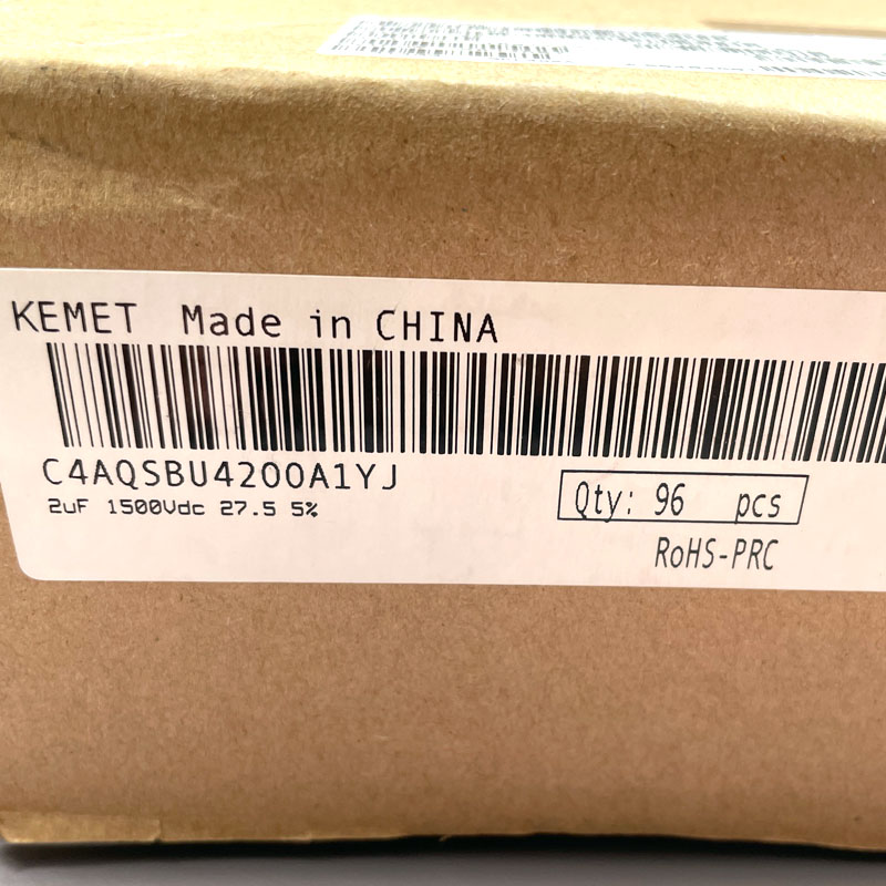 KEMET AV MKP C4AQ薄膜电容2uf 205 2.0uf 1500v 1.5kv 1000v安规-图0