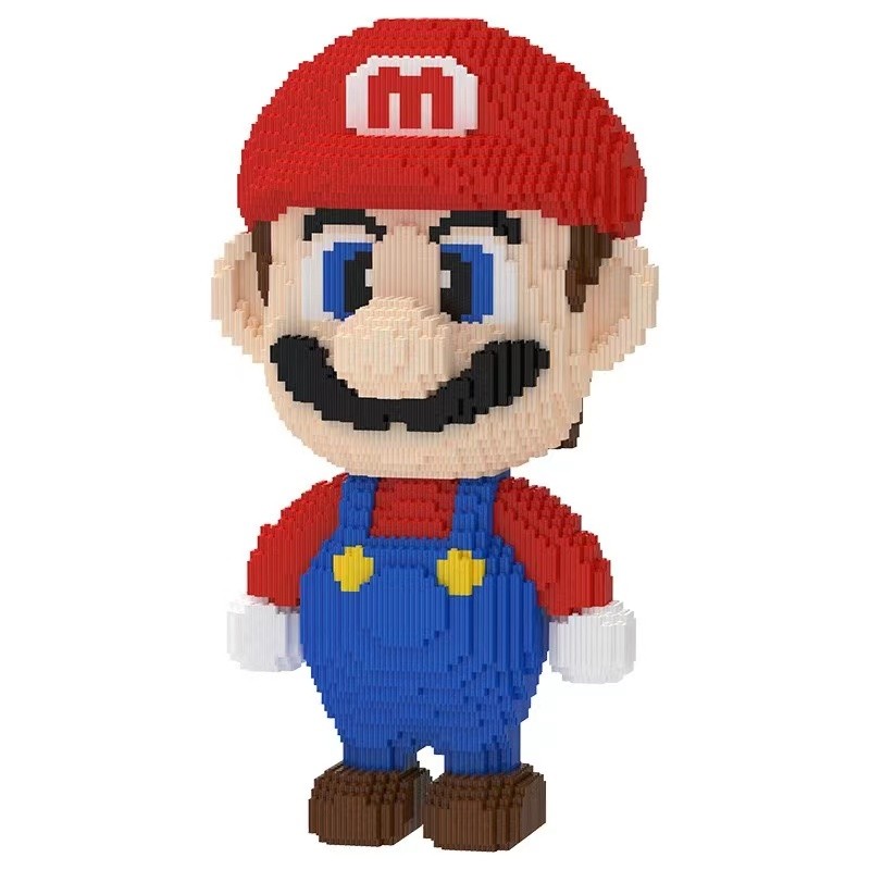 超大玛丽马里奥积木益智拼装玩具中国男女孩成年大人儿童拼图礼物,淘宝优惠券,粉丝福利购,淘宝优惠卷