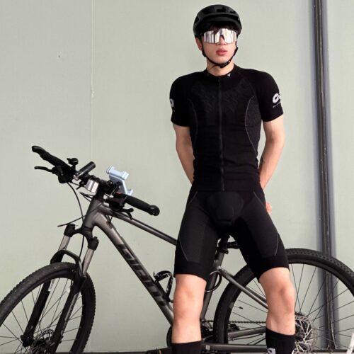 golovejoy春夏新款骑行服男套装短袖上衣透气轻薄速干公路自行车 - 图0