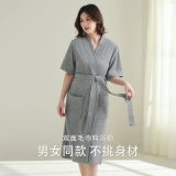 Летний банный халат для влюбленных, быстросохнущее банное полотенце, короткий рукав, хорошо впитывает воду