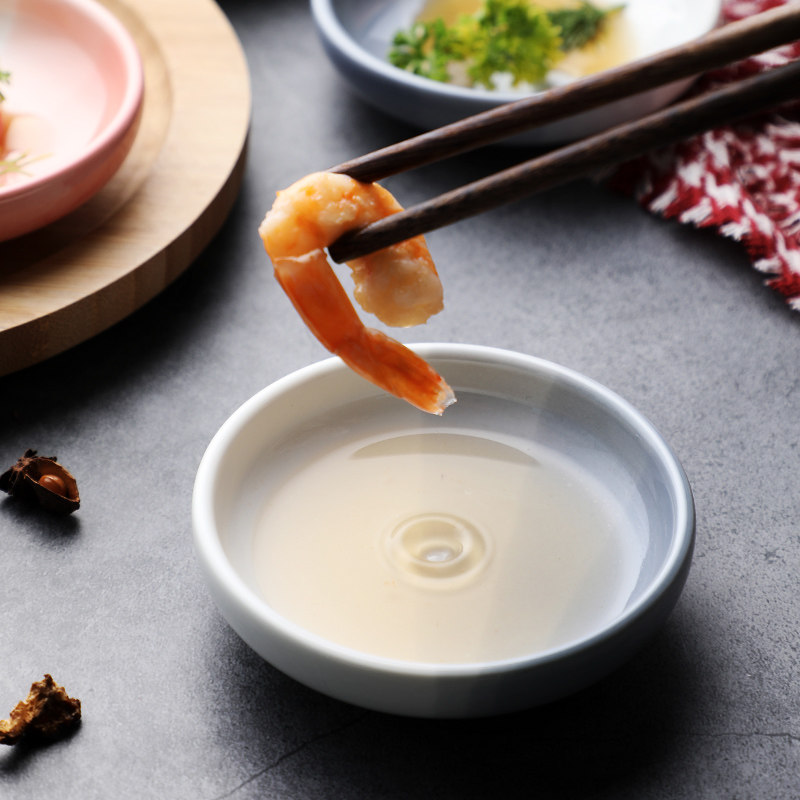 陶瓷味碟圆形碟小吃碟子小菜碟酱料碟调味碟醋碟家用酒店饭店商用_虎窝淘