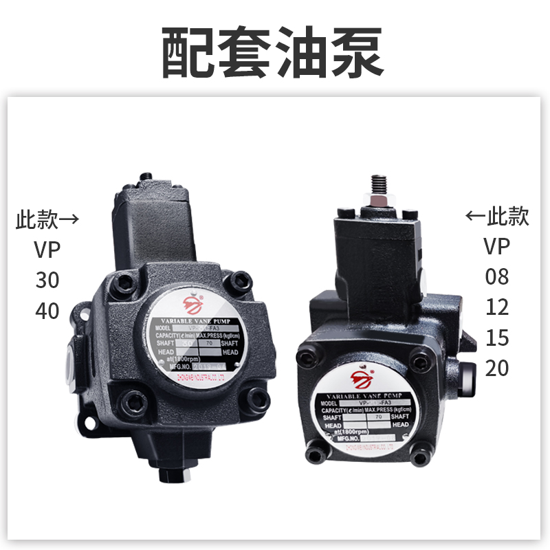 液压油泵电机组VP20+0.75KW1.5液压泵总成内轴电机液压站配件系统 - 图0