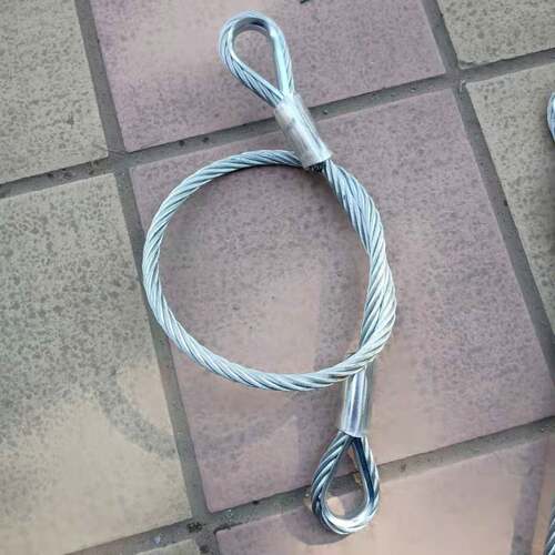 压扣钢丝绳/钢丝绳吊索具起重吊装编头钢丝绳10mm12mm14mm16mm18 - 图2