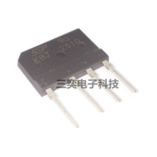 KBJ2510 电磁炉整流器 方桥 扁桥 桥堆 25A/1000V 直插 原装 正品 - 图0