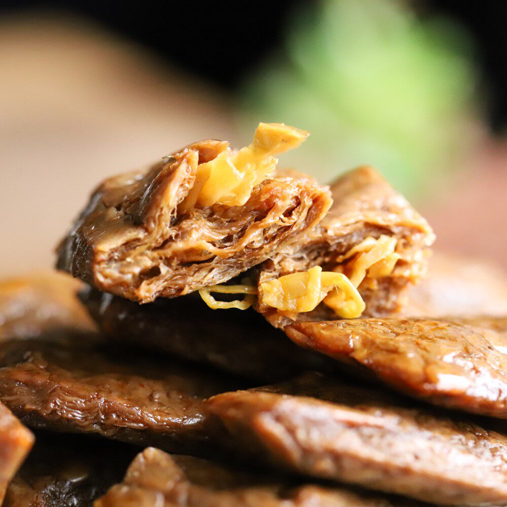 于洛先生的烤肉豆干 夹笋丝豆制品网红小零食办公室休闲解馋豆脯