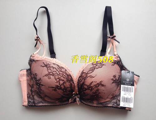 专柜正品伊丝艾拉18014 AB厚杯性感聚拢文胸小胸水袋杯内衣 - 图1