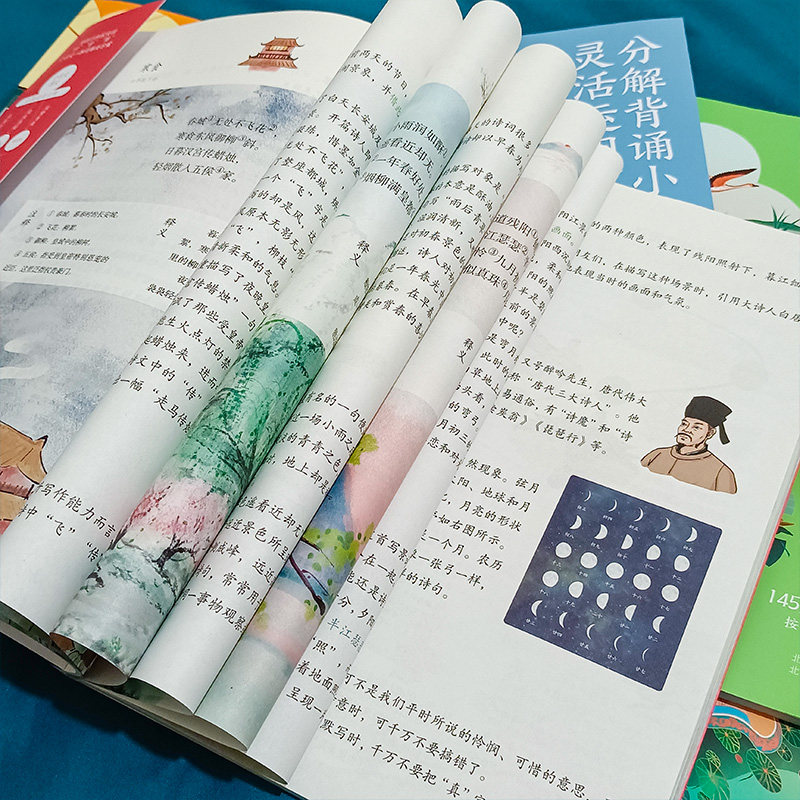 分解背诵小古文灵活运用写作文全5册 6-12岁小学生古诗文课外阅读书古文阅读训练书小古文100篇小古文分级阅读文言文启蒙读本