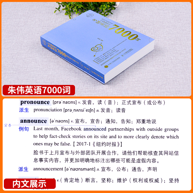 朱伟恋词7000词备考2025考研英语全真题源报刊7000词识记与应用大全英语一二词汇单词朱伟背考通5500词可搭唐迟阅读三小门的逻辑-图0