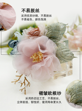 布艺韩国百搭大气外套毛衣胸花