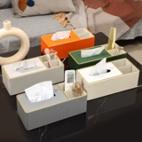 Креативный многофункциональный журнальный столик, коробка для салфеток, гостиная с дистанционным управлением, элитный светлый роскошный стиль, красивое домашнее хранилище