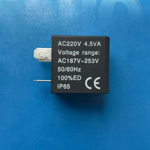 4V210系列气动电磁阀单独线圈 AC220V 4.5VA   高度30MM - 图0