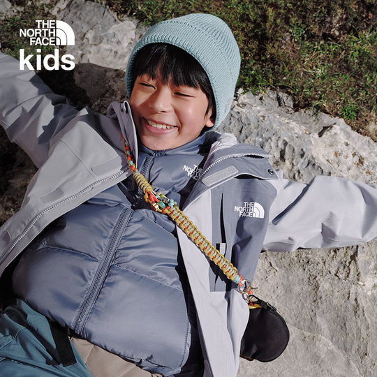 北面童装Ranger儿童冲锋衣三合一羽绒马甲内胆TheNorthFace|8DXR