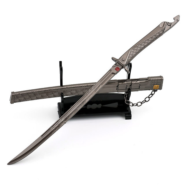 30CM Dark Zone Breakout Perimeter Ming Dao Embroidered Spring Knife with Sheath