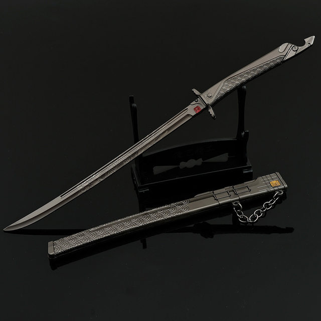 30CM Dark Zone Breakout Perimeter Ming Dao Embroidered Spring Knife with Sheath