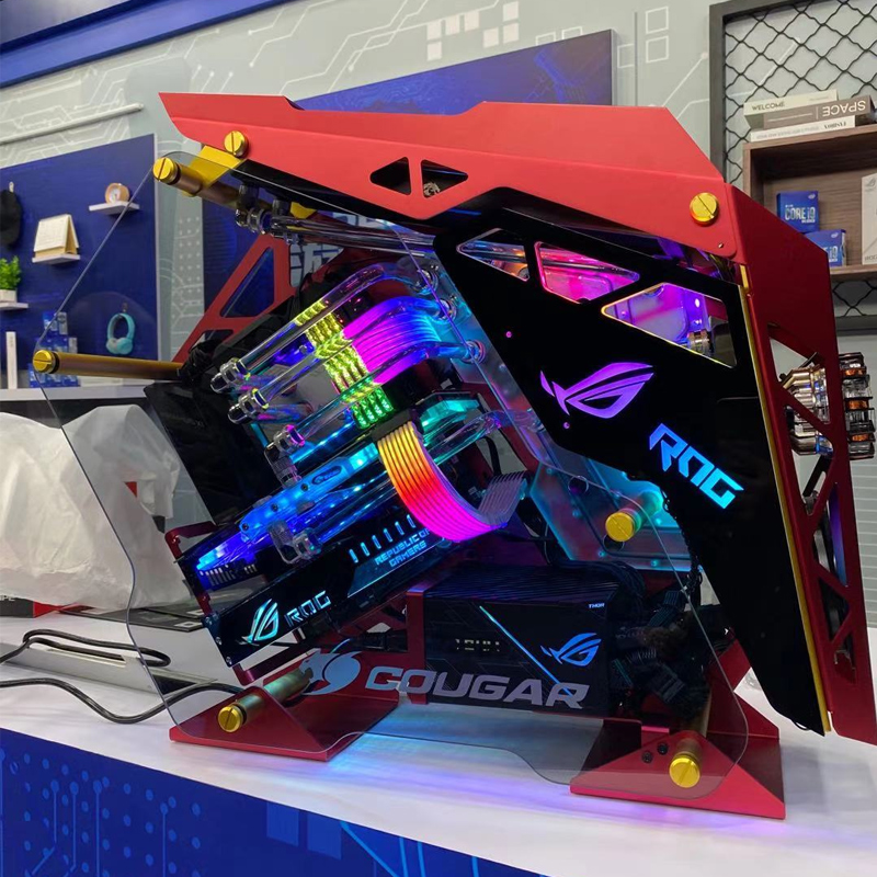 直播装机rog全家桶 i9 13900K 4080 4090水冷主机组装电脑黑苹果