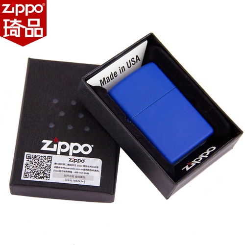 Подлинный Zippo более легкий подлинный американский мужчина Zppo Original Zipoo Zhibao Zipp Blue Dump Paint Kerose