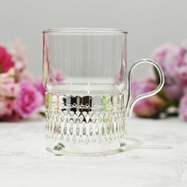 British Silverware UK Hollowed-out Vertical Textured Mark Cup Tea Water Juice Cup 150ml