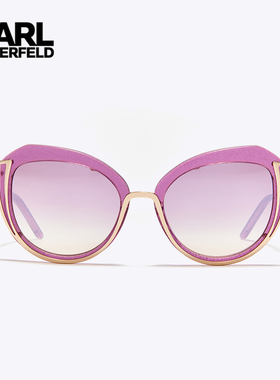 KARLLAGERFELD防晒蝶形户外墨镜