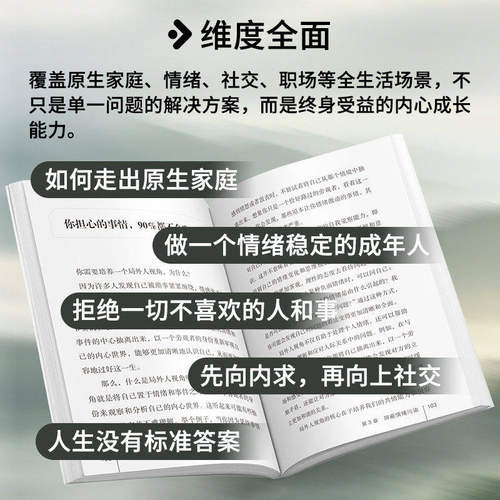 抖音同款】我一个人也走了很远的路修炼屏蔽力正版勇登峰 蜕变拒绝内耗做自己人生的筛选者反内耗心理学你一个人也走了很远的路吧W - 图2