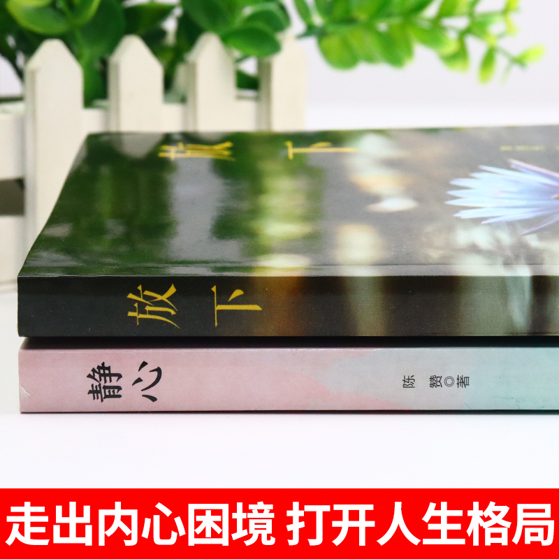 静心书籍放下人生三大学问必读正版人生智慧哲学青春成功励志心灵鸡汤正能量治愈系修心修身养性哲理必看的书畅销书排行榜成人推荐