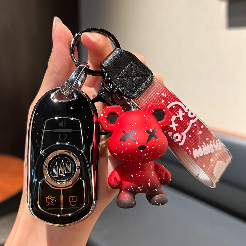适用别克22款全新君越16/17/18/19/20/21年豪华型车钥匙包套扣壳