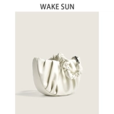 Небольшая дизайнерская летняя сумка подмышку, небольшая сумка, сумка на одно плечо, изысканный стиль, французский стиль