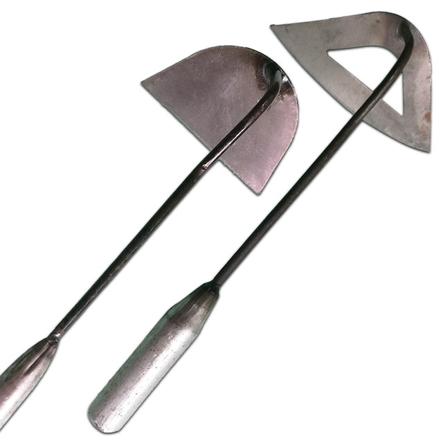 Vegetable harvesting and soil plowing hollow garden tools