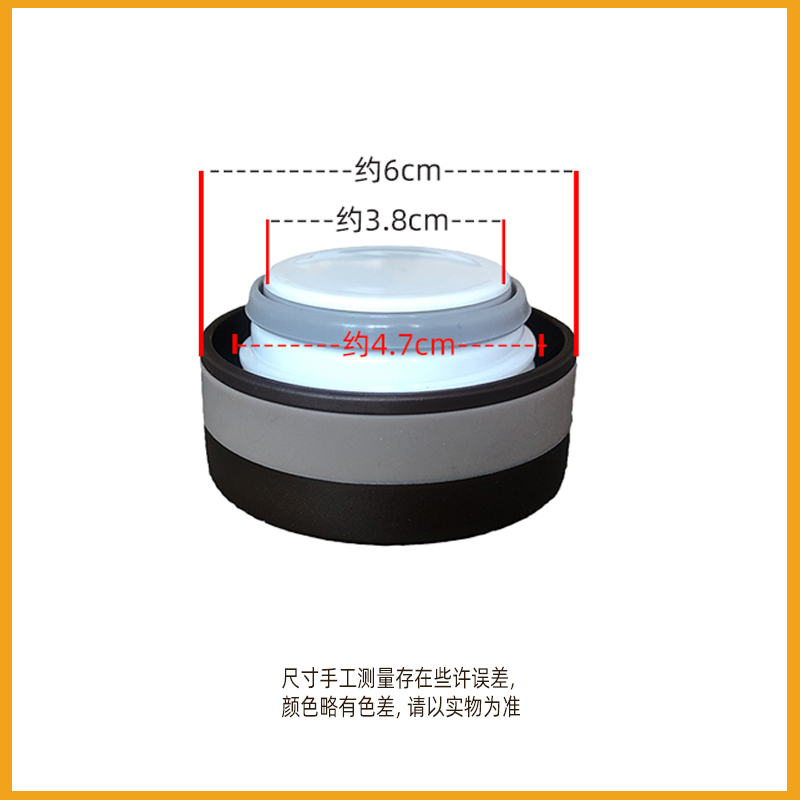 乐扣保温杯盖子配件水杯LHC561 560 562防漏密封圆形茶杯盖子 - 图2