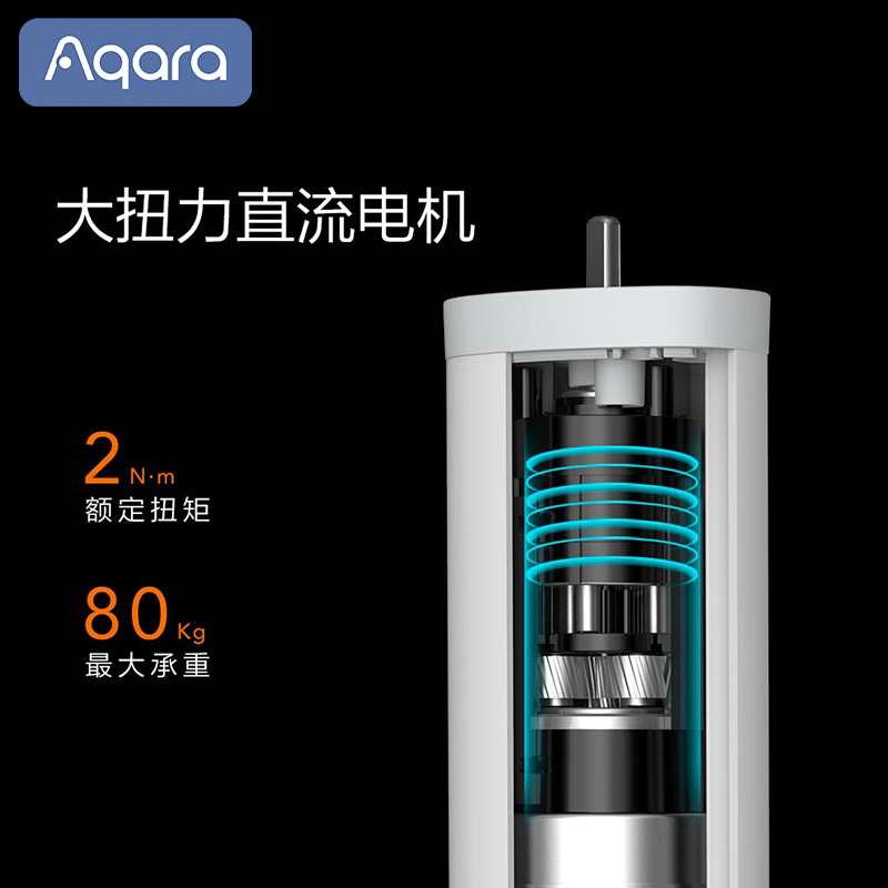 绿米Aqara智能窗帘电机C2苹果homekit全自动轨道zigbee电动窗帘 - 图2